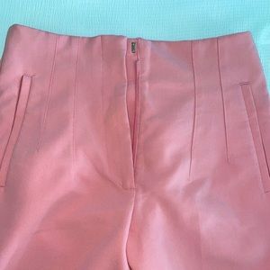 Zara light pink high waisted trousers
